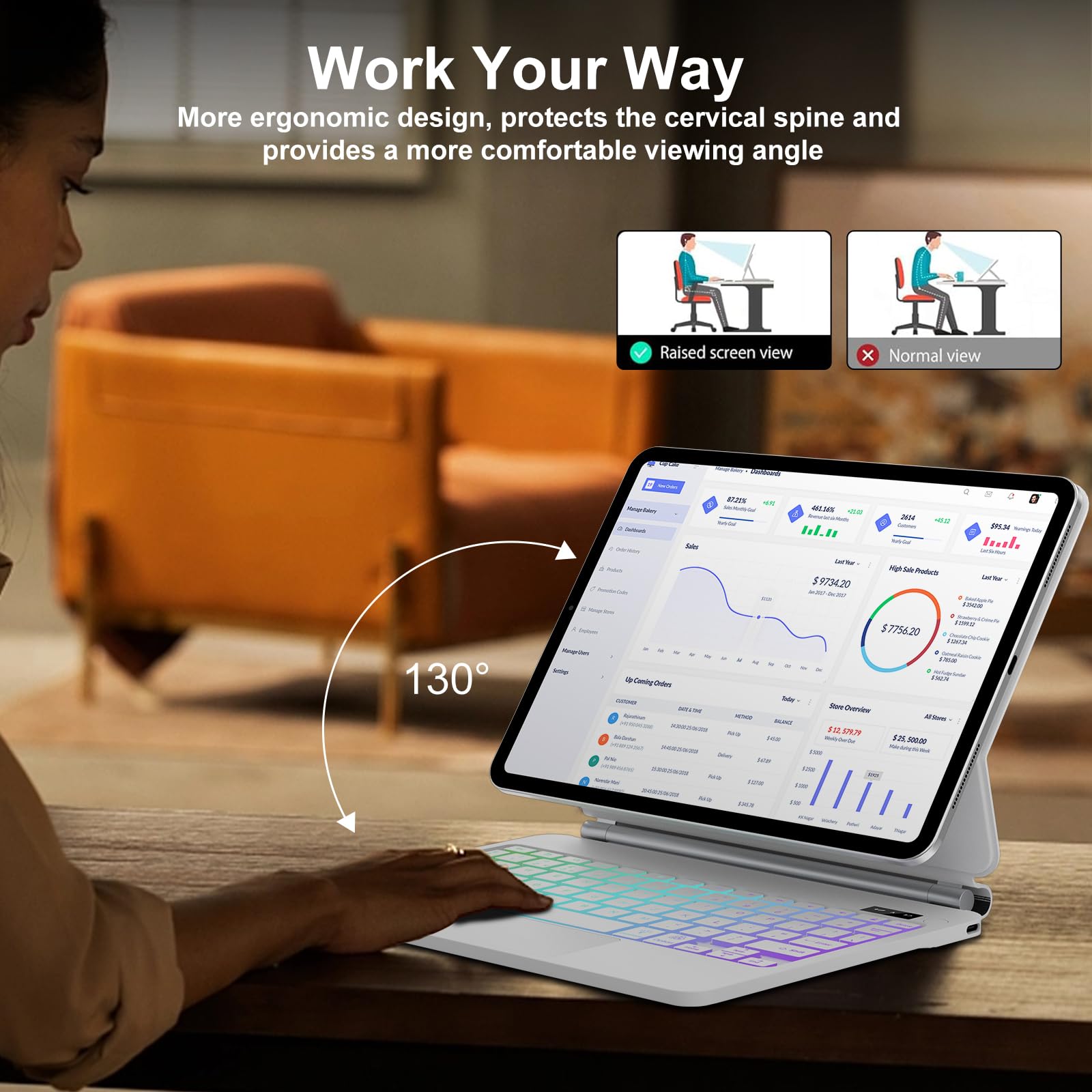 Amazon.com: Magic Folio Keyboard for iPad 11th (A16, 2025) / 10th
